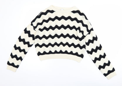 Girls UK Size 12-13 Years Primark Black Pullover Jumper