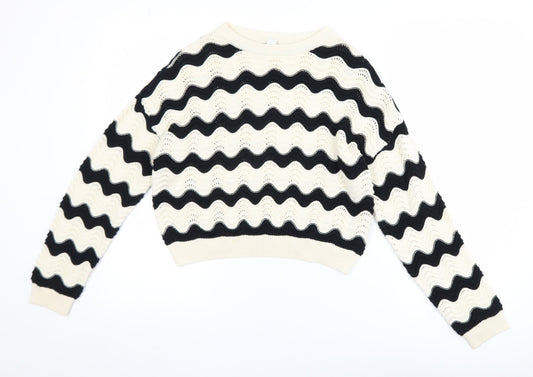 Girls UK Size 12-13 Years Primark Black Pullover Jumper