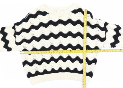 Girls UK Size 12-13 Years Primark Black Pullover Jumper