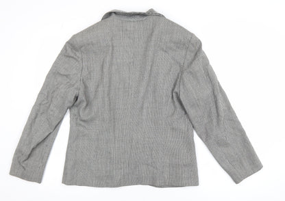 Womens UK Size 14 Gerry Weber Regular Grey Blazer