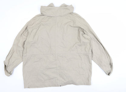 Womens UK Size 16 Debenhams Beige Military Jacket