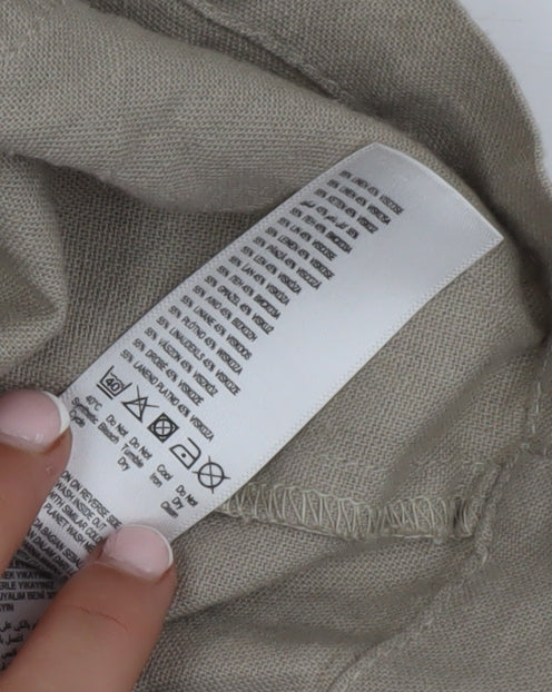 Womens UK Size 16 Debenhams Beige Military Jacket