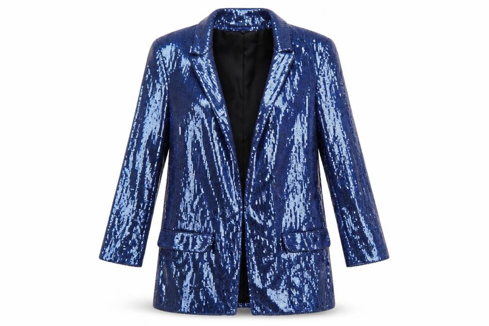 Womens UK Size 10 River Island Regular Blue Blazer