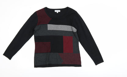 Mens UK Size S Chianti Black Pullover Jumper