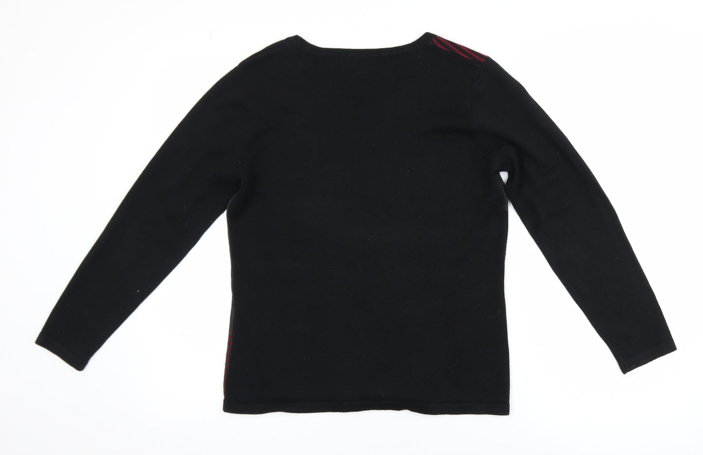 Mens UK Size S Chianti Black Pullover Jumper