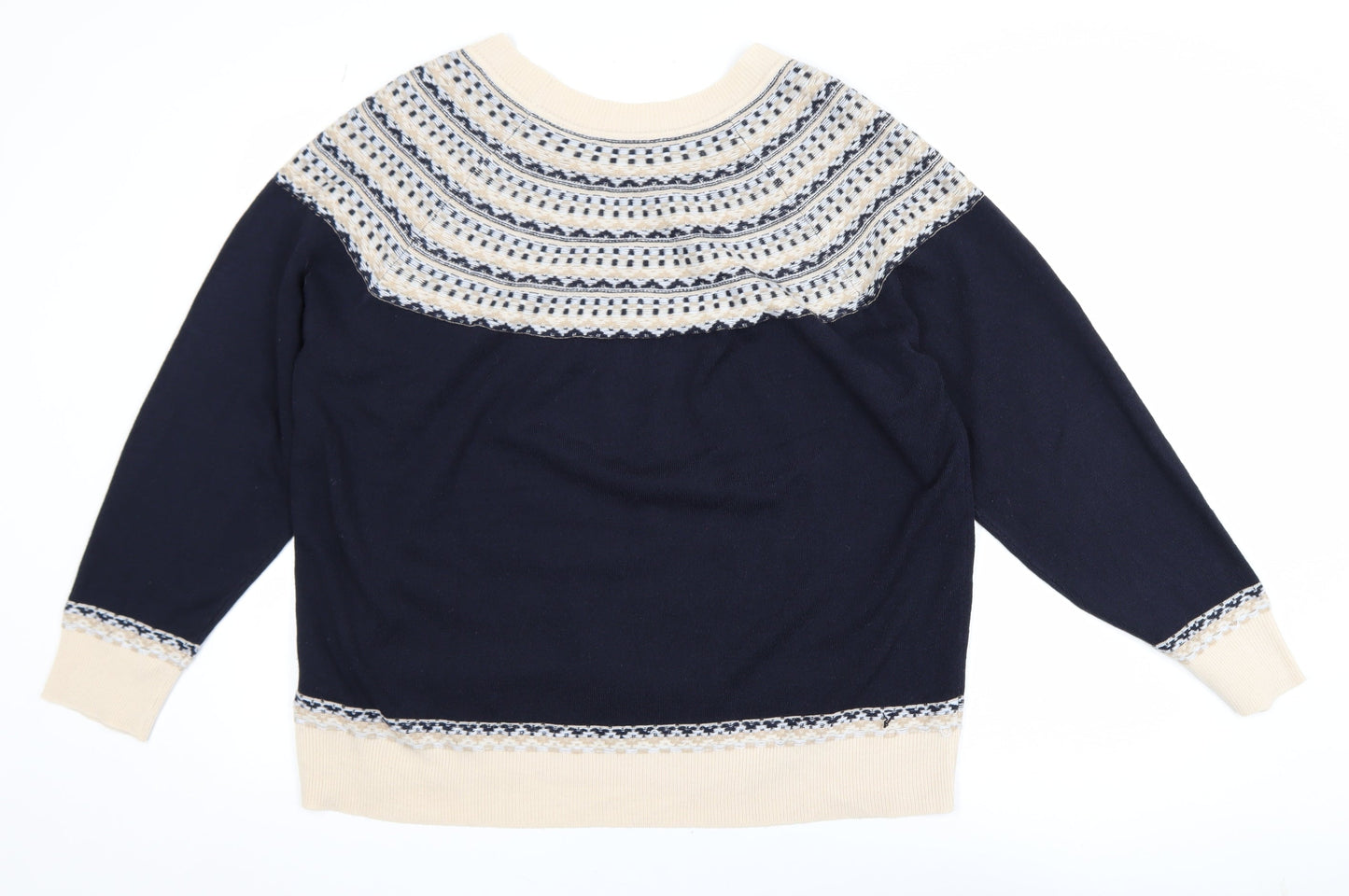 Womens UK Size L NEXT Blue Pullover Jumper