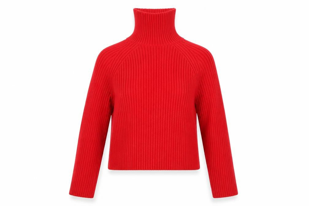 Womens UK Size S H&M Red Pullover Jumper