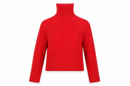 Womens UK Size S H&M Red Pullover Jumper