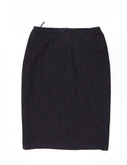Womens UK Size 10 Jaeger Straight & Pencil Tweed Skirt
