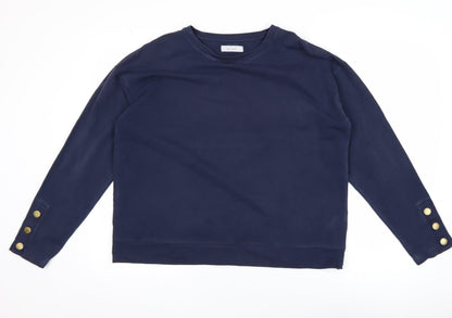 Mens UK Size L Marks and Spencer Blue Pullover Sweatshirt