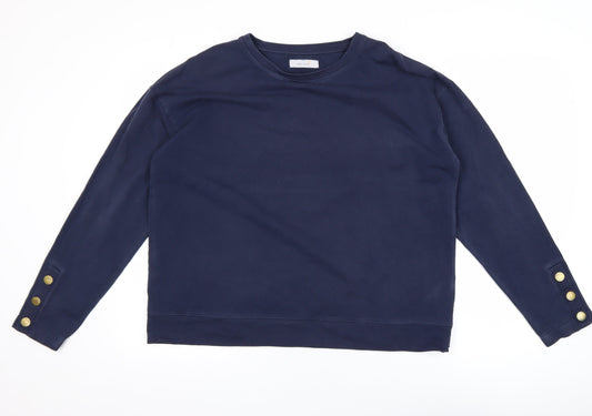 Mens UK Size L Marks and Spencer Blue Pullover Sweatshirt