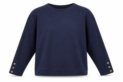 Mens UK Size L Marks and Spencer Blue Pullover Sweatshirt