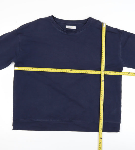 Mens UK Size L Marks and Spencer Blue Pullover Sweatshirt