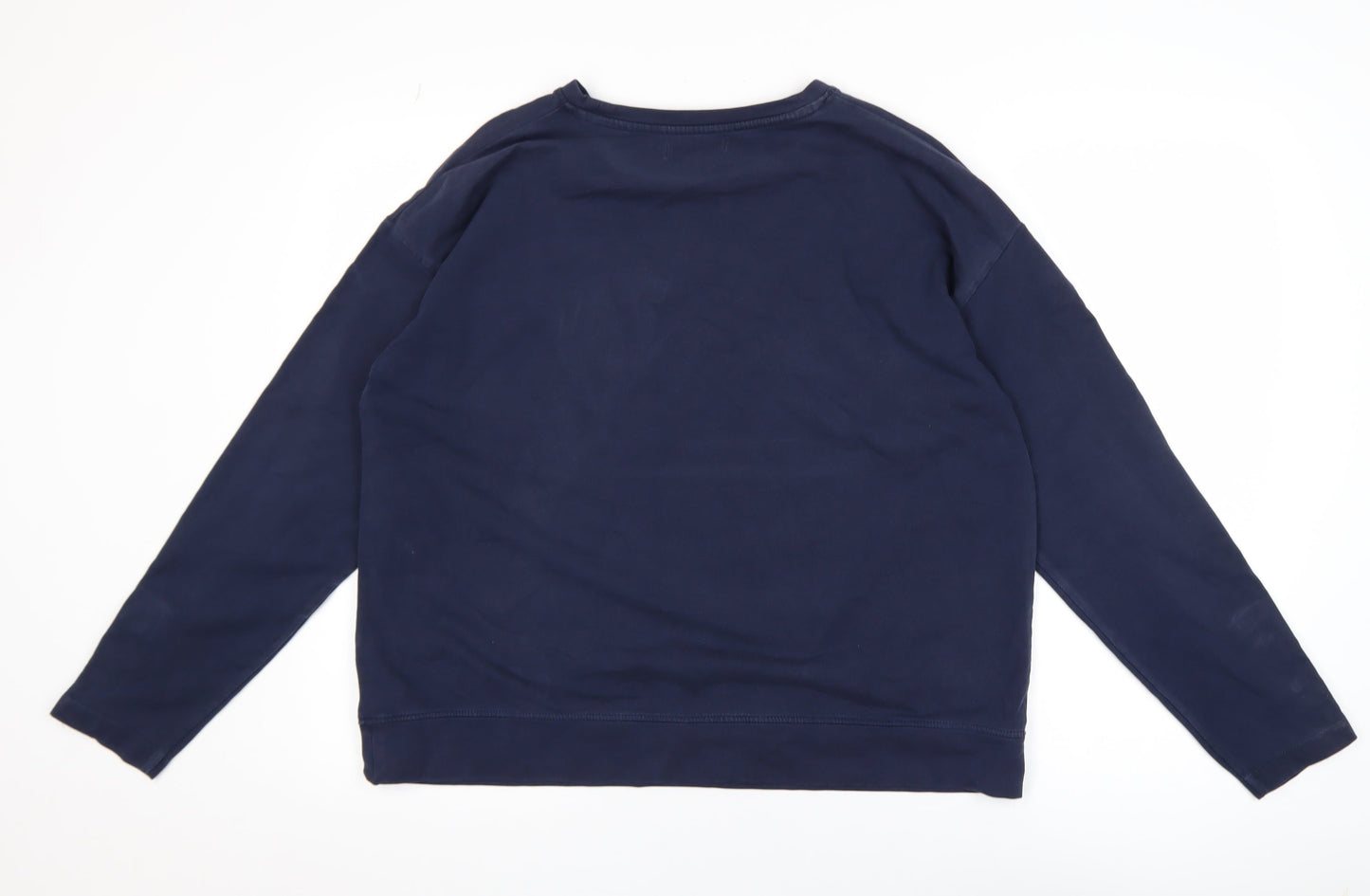 Mens UK Size L Marks and Spencer Blue Pullover Sweatshirt