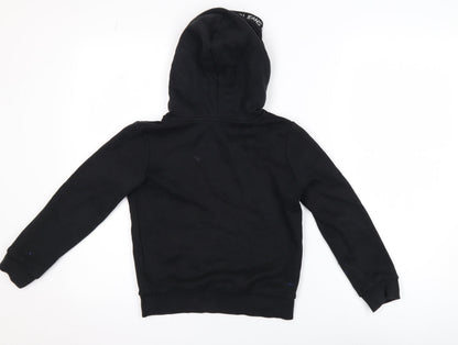 Boys UK Size 8 Years Calvin Klein Jeans Black Pullover Hoodie
