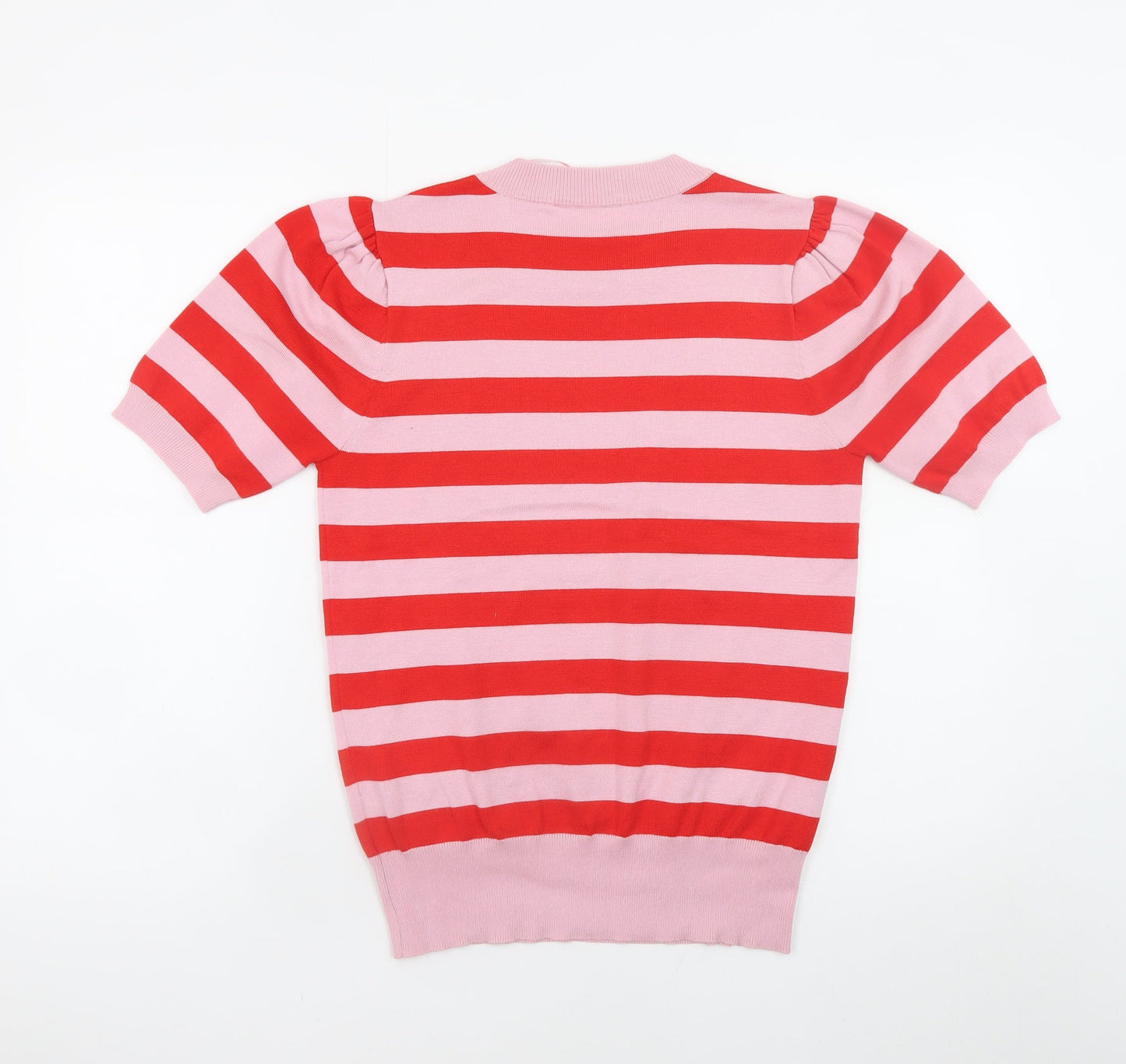 Womens UK Size S Saint Tropez Pink Pullover Jumper