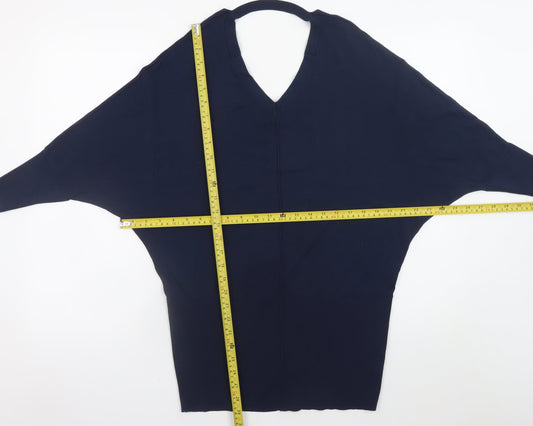 Womens UK Size XS Karen Millen Blue Pullover Jumper
