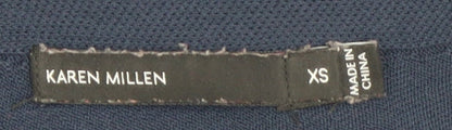 Womens UK Size XS Karen Millen Blue Pullover Jumper