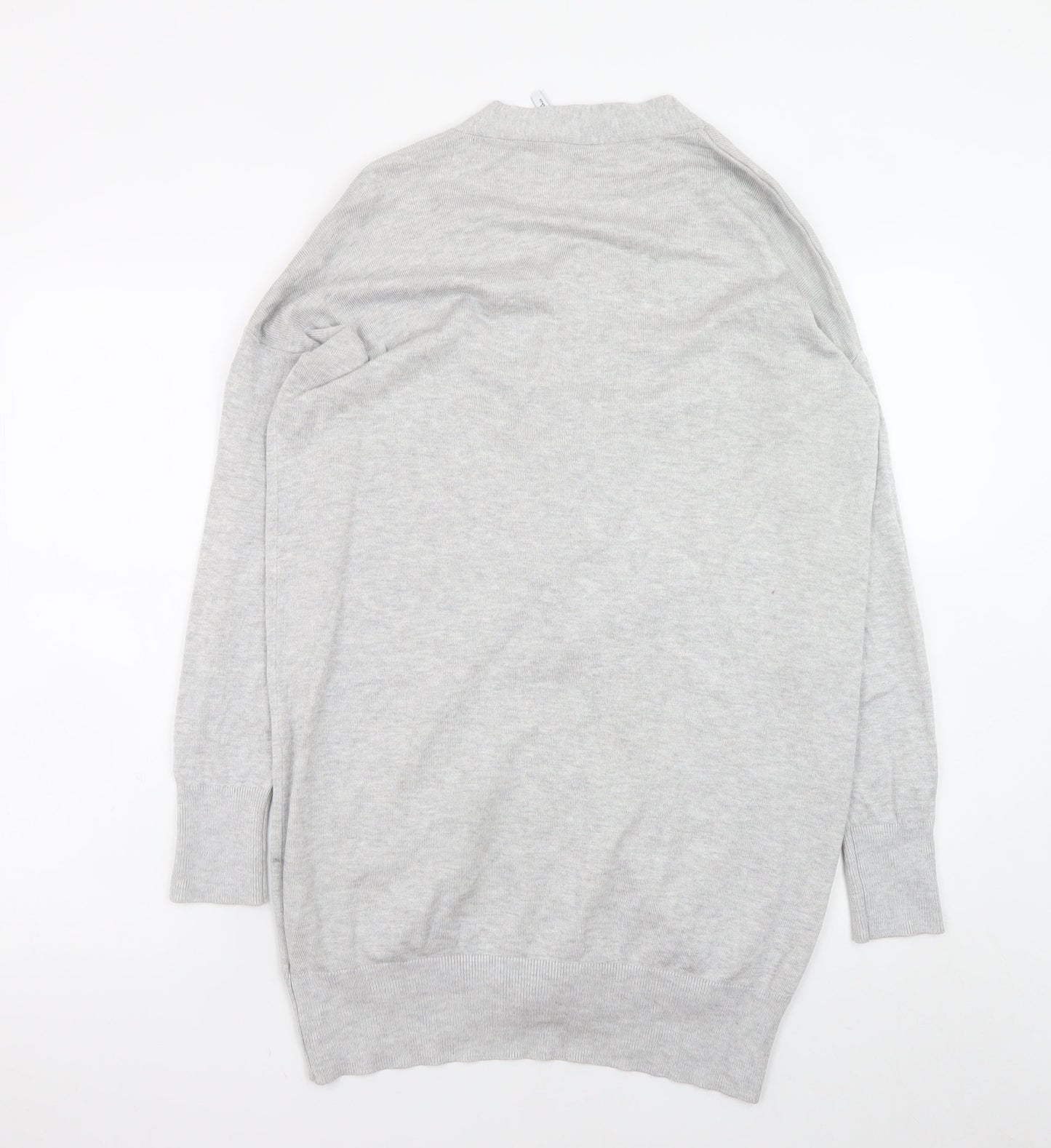 Womens UK Size 12/14 Capsule Grey Cardigan Jumper