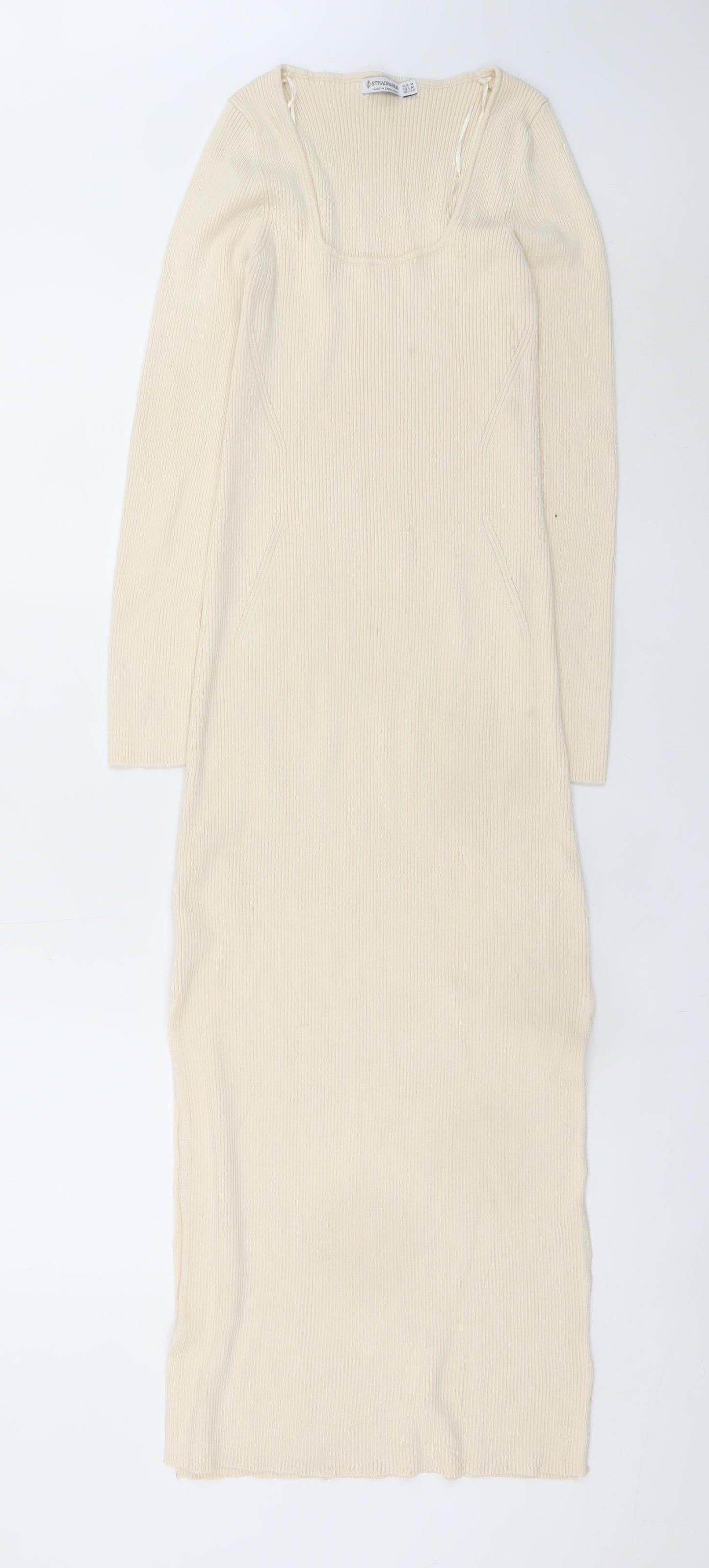 Womens UK Size 10 Stradivarius Bodycon Dress