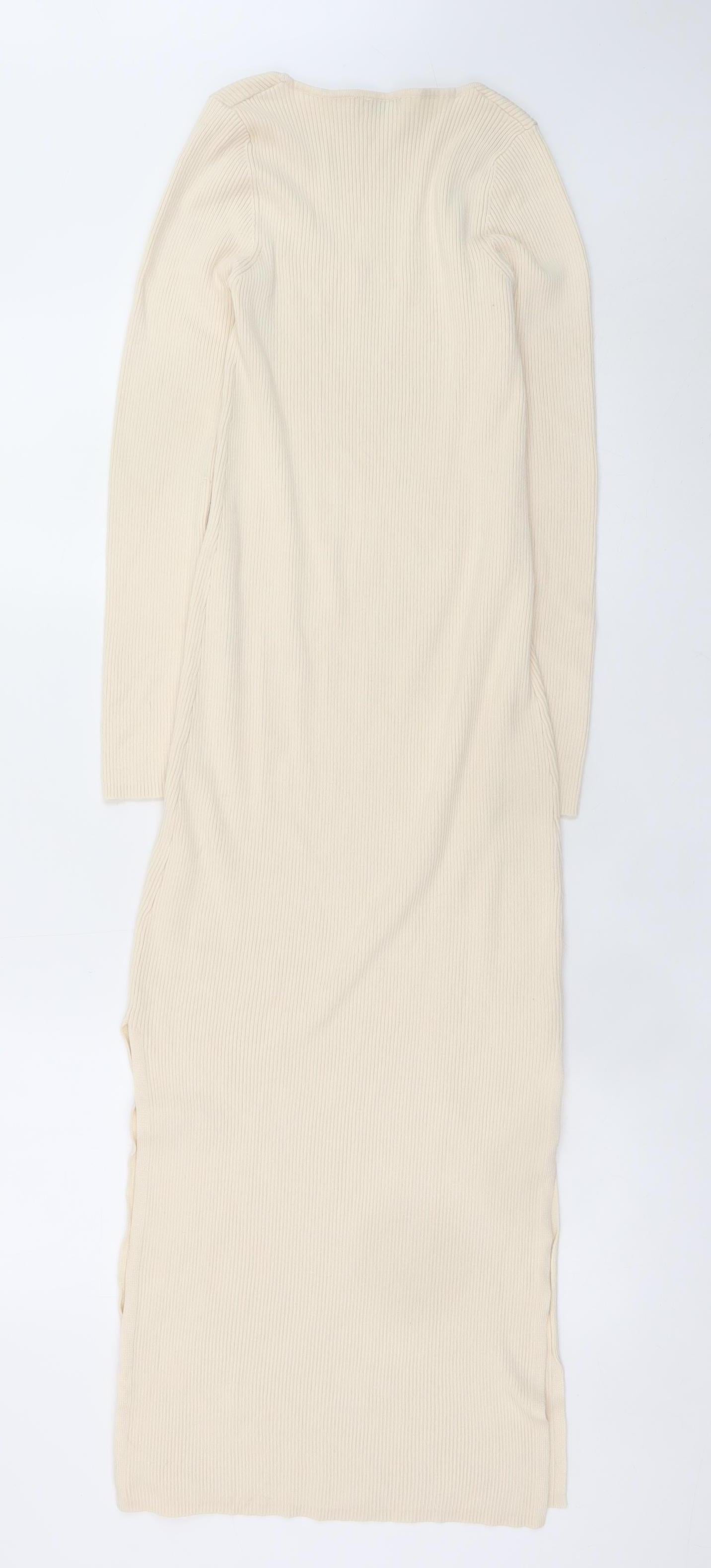 Womens UK Size 10 Stradivarius Bodycon Dress