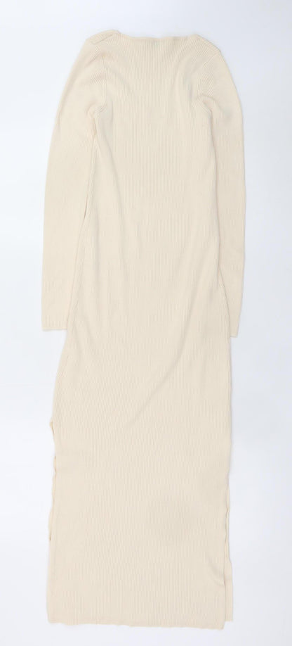 Womens UK Size 10 Stradivarius Bodycon Dress