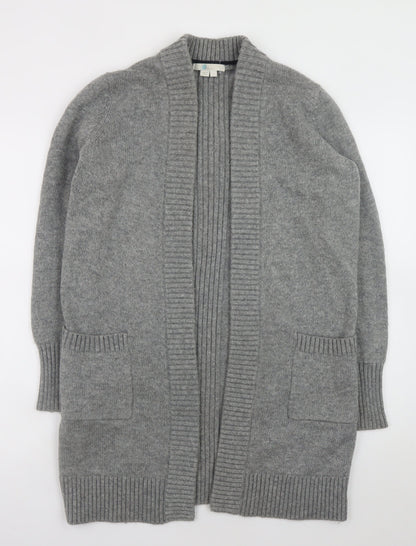 Boden Women's Grey Wool Blend Long Cardigan Size S