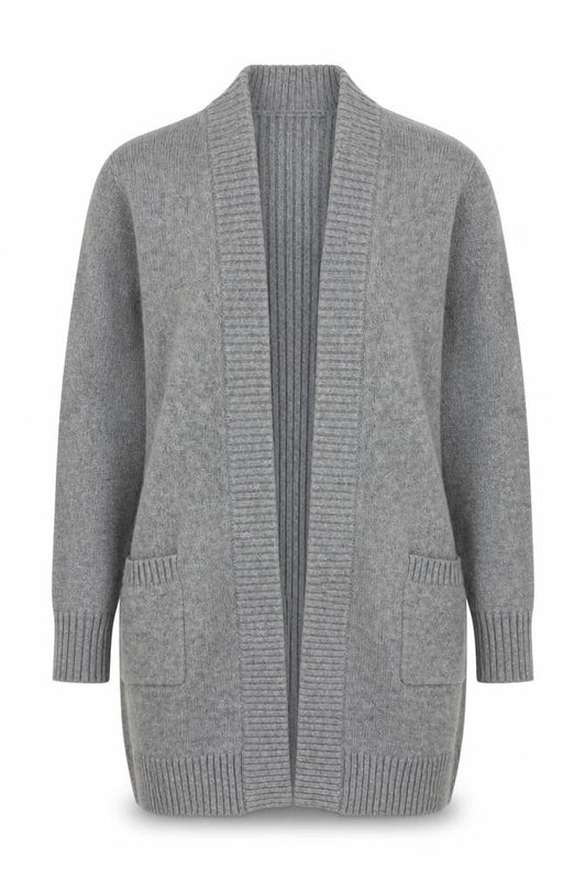 Boden Women's Grey Wool Blend Long Cardigan Size S