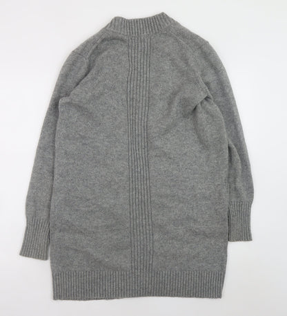 Boden Women's Grey Wool Blend Long Cardigan Size S