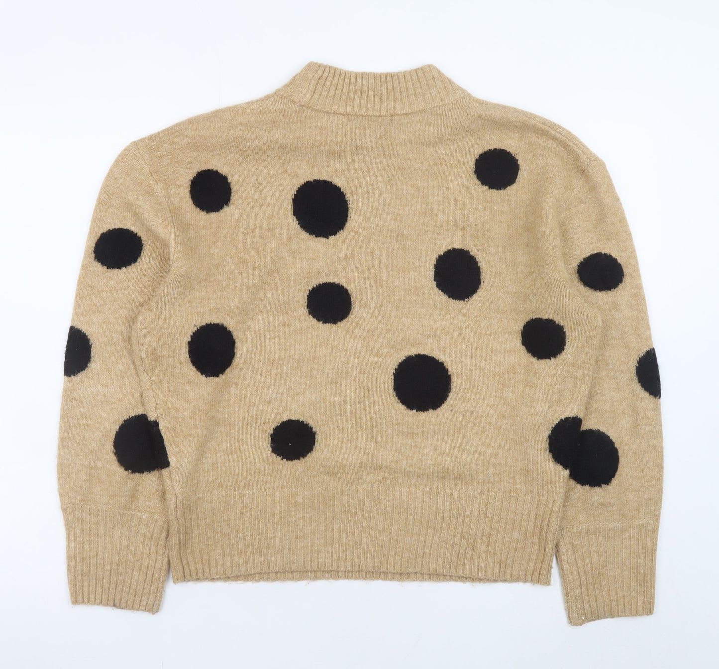 Womens UK Size M Marks and Spencer Beige Pullover Jumper
