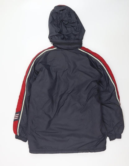 Mens UK Size S adidas Blue Puffer Jacket
