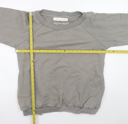 Womens UK Size S Om & Ah Grey Pullover Sweatshirt