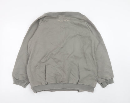 Womens UK Size S Om & Ah Grey Pullover Sweatshirt
