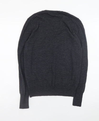 Womens UK Size M Uniqlo Black Pullover Jumper