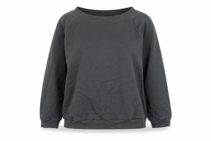 Womens UK Size S/M Om & Ah Grey Pullover Sweatshirt
