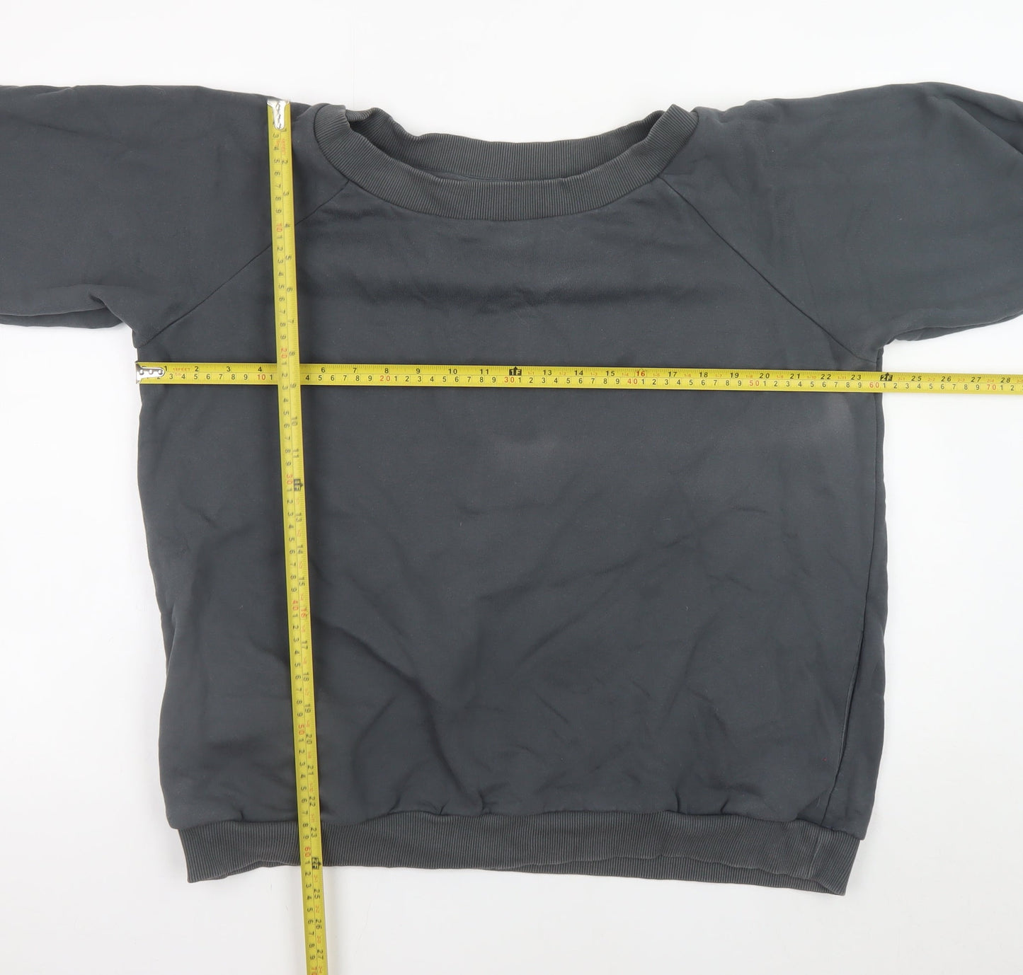 Womens UK Size S/M Om & Ah Grey Pullover Sweatshirt