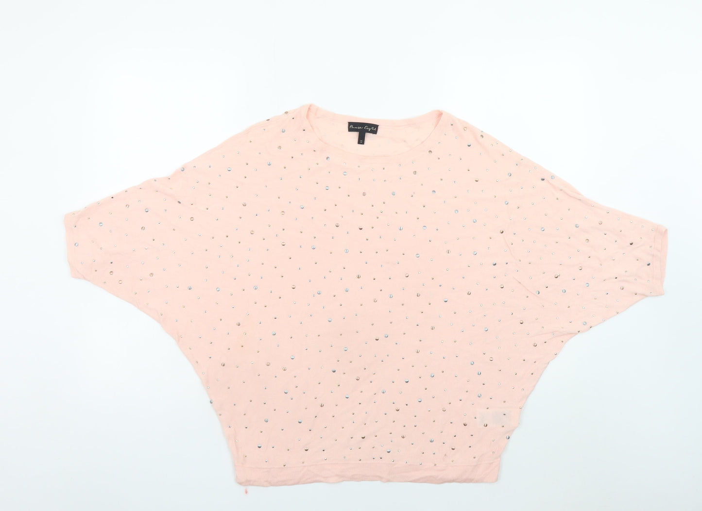 Womens UK Size M Phase Eight Pink Basic T-Shirt