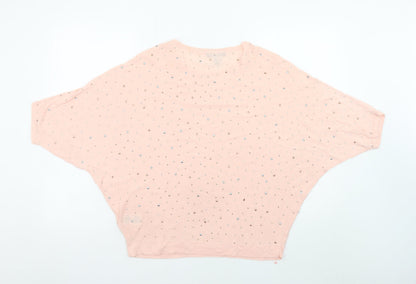Womens UK Size M Phase Eight Pink Basic T-Shirt