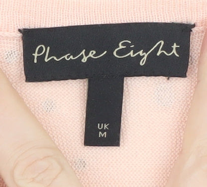 Womens UK Size M Phase Eight Pink Basic T-Shirt
