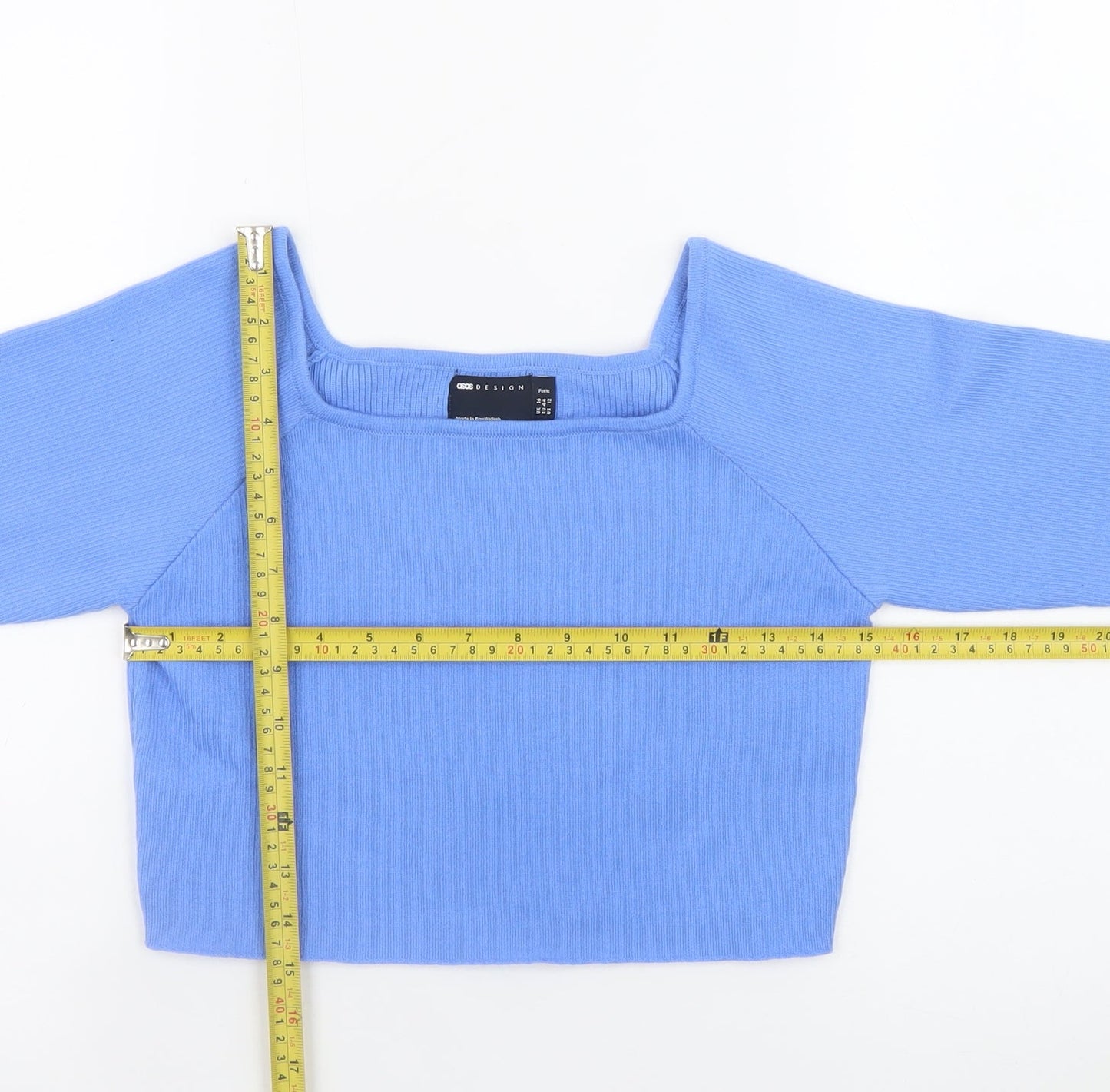 Womens UK Size 16 ASOS DESIGN Blue Pullover Jumper