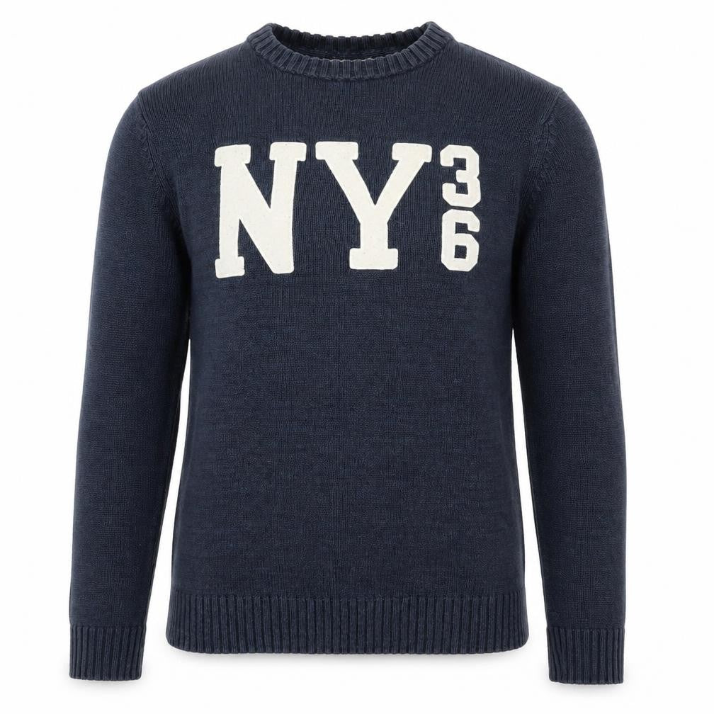 L.O.G.G. Mens Blue Cotton NY36 Crew Neck Pullover Jumper Size S