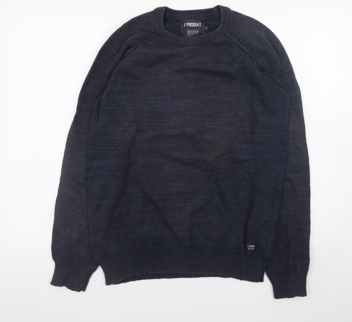 PRODUKT Men's Blue XL Crew Neck Pullover Jumper