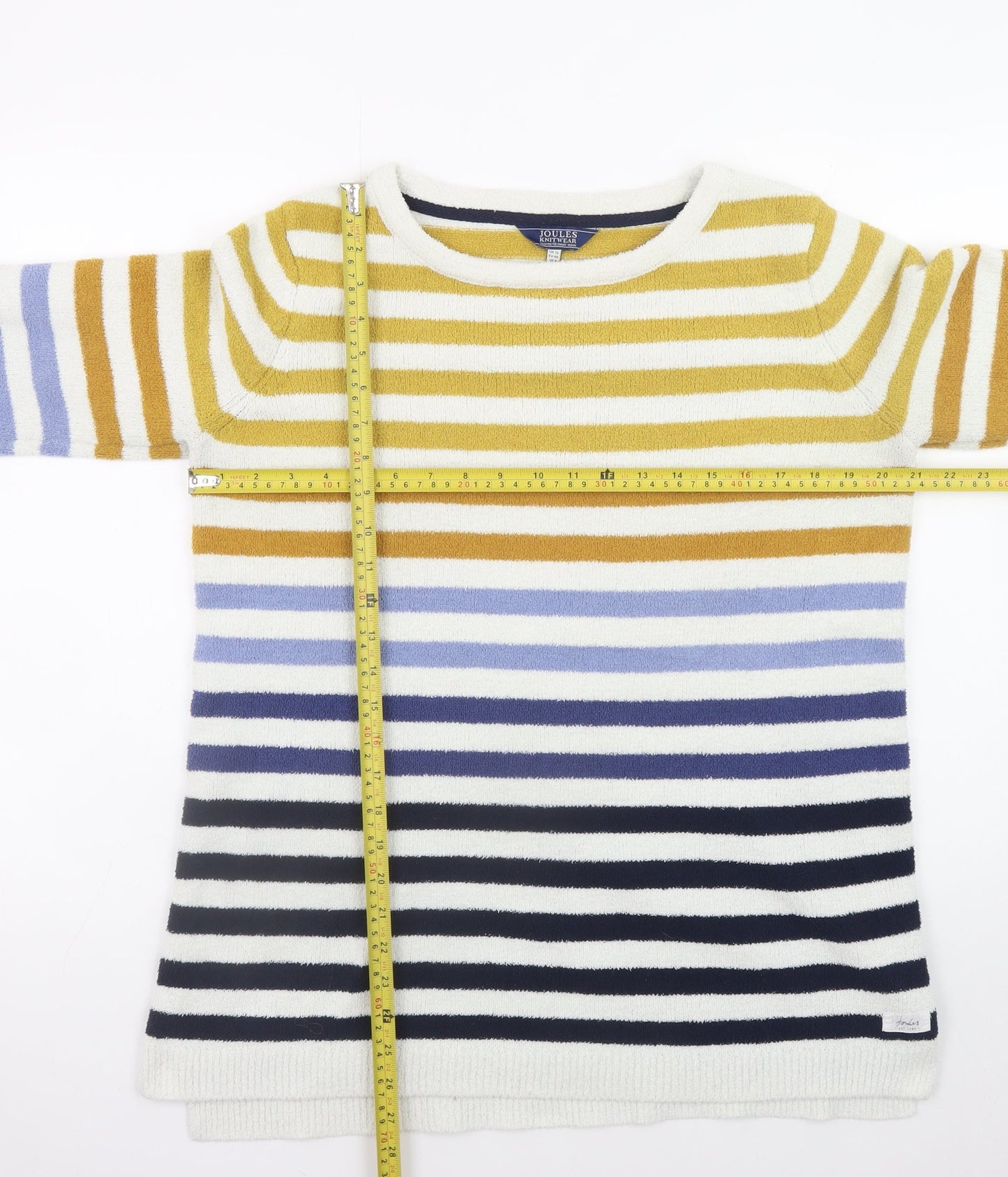 Womens UK Size 12 Joules Multicoloured Pullover Jumper