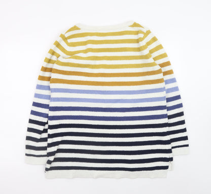 Womens UK Size 12 Joules Multicoloured Pullover Jumper