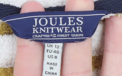 Womens UK Size 12 Joules Multicoloured Pullover Jumper