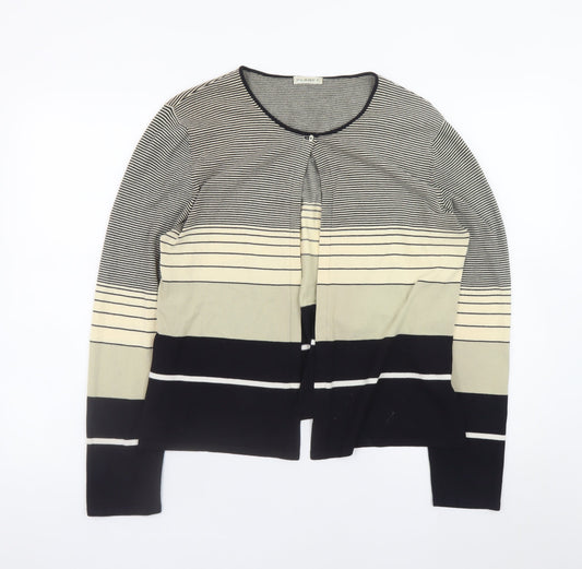 Womens UK Size L Planet Black Cardigan Jumper