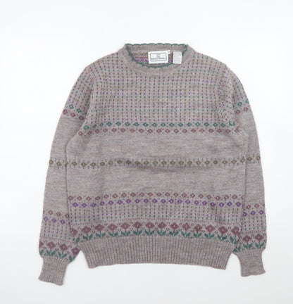Womens UK Size 14 barry ashley Beige Pullover Jumper