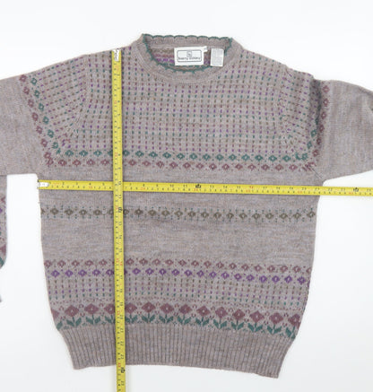 Womens UK Size 14 barry ashley Beige Pullover Jumper