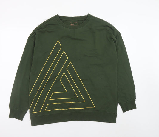 Mens UK Size L NEXT Green Pullover Sweatshirt