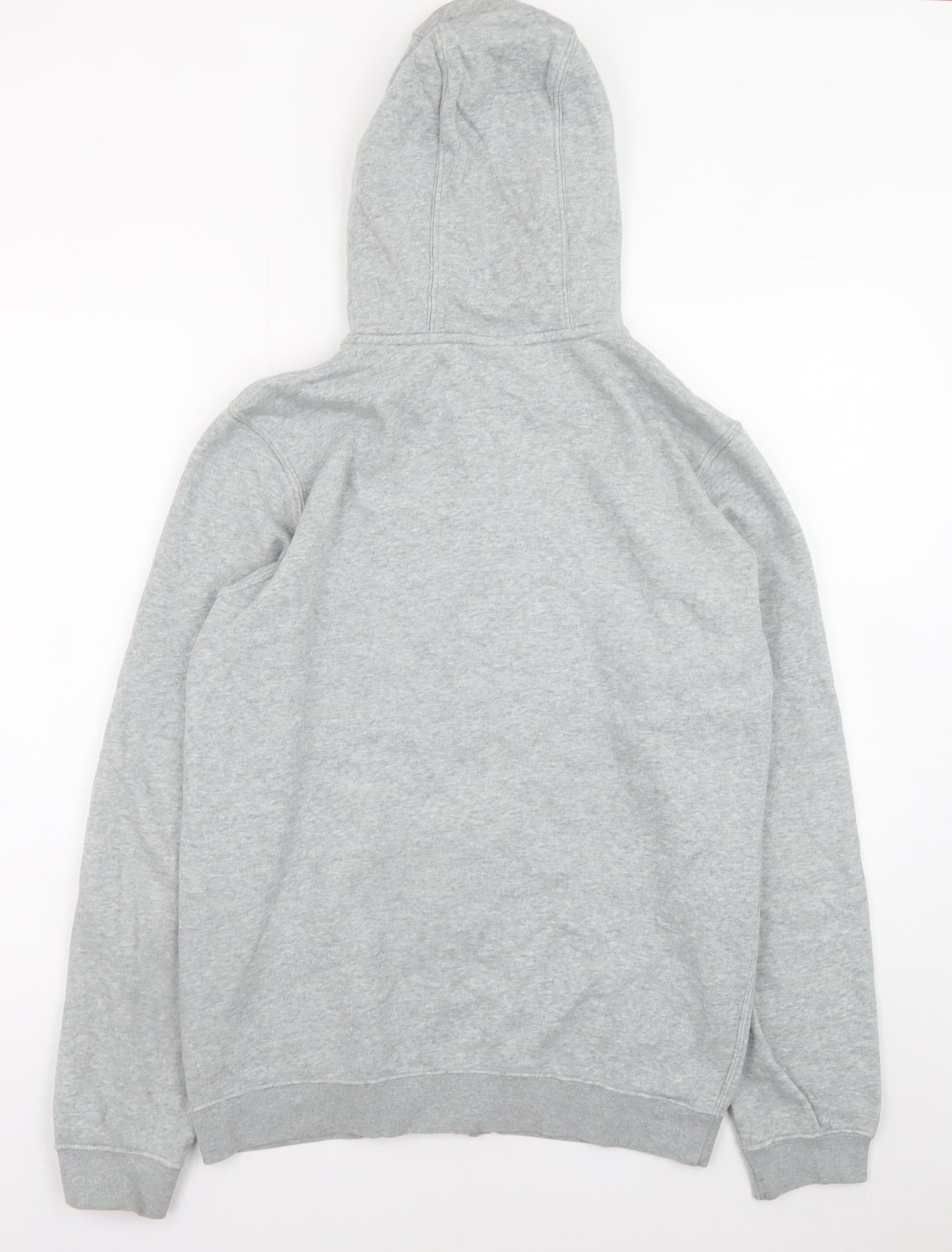 Mens UK Size S Nike Grey Full Zip Hoodie